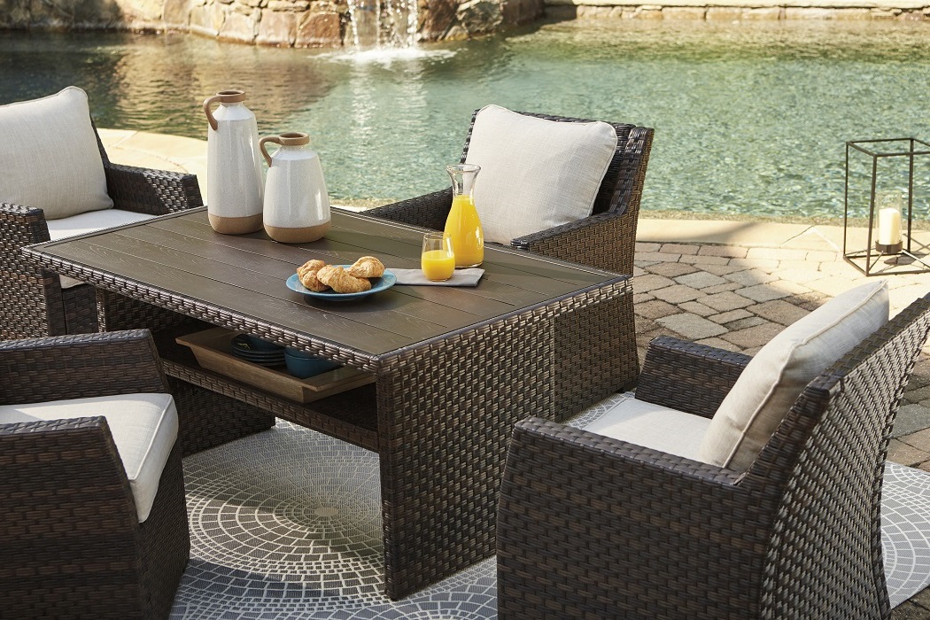 American Design Furniture by Monroe - Palm Springs Outdoor Set 3